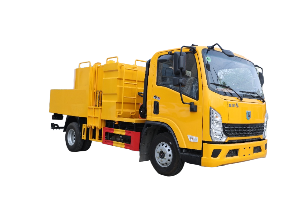 陕汽蓝牌（5.5m³）水泥净浆洒布车