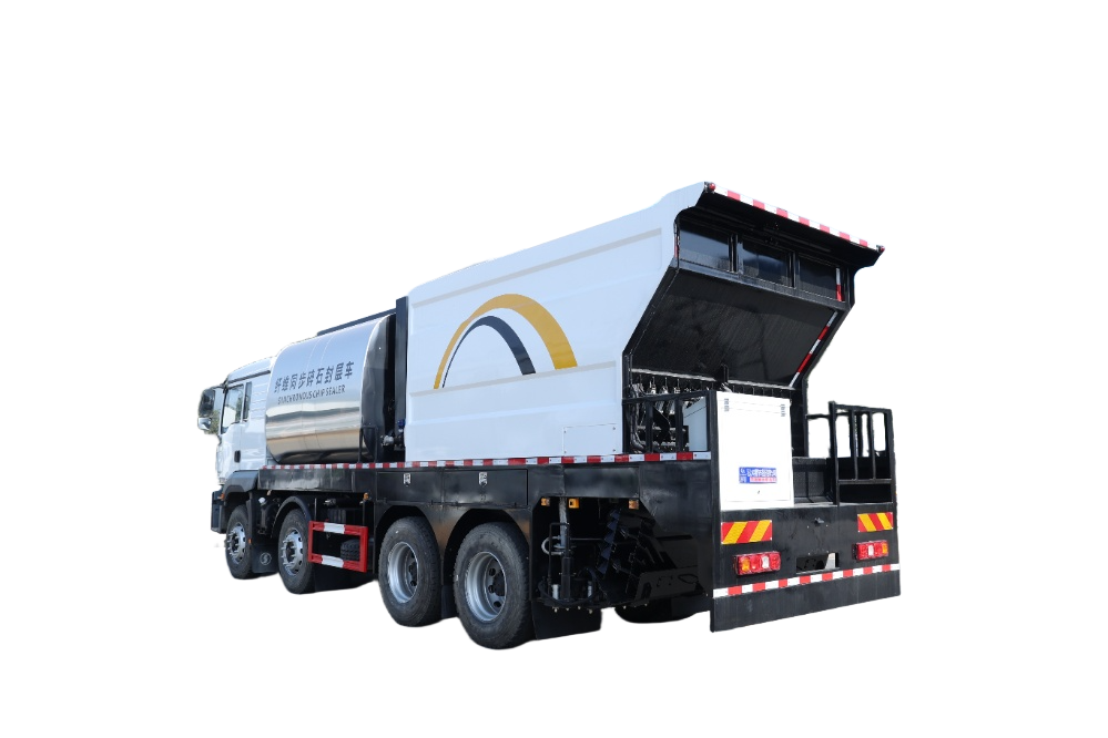 陕汽德龙M3000S纤维同步封层车