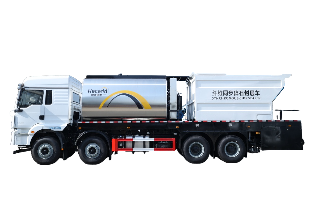 陕汽德龙M3000S纤维同步封层车